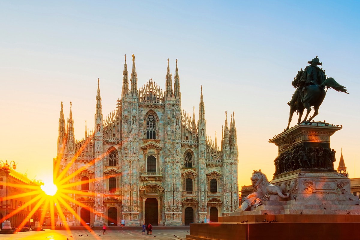 the Milan Cathedral (Duomo di Milano), the cathedral church of Milan