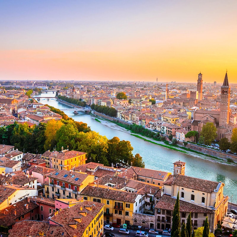 Verona, North Italy