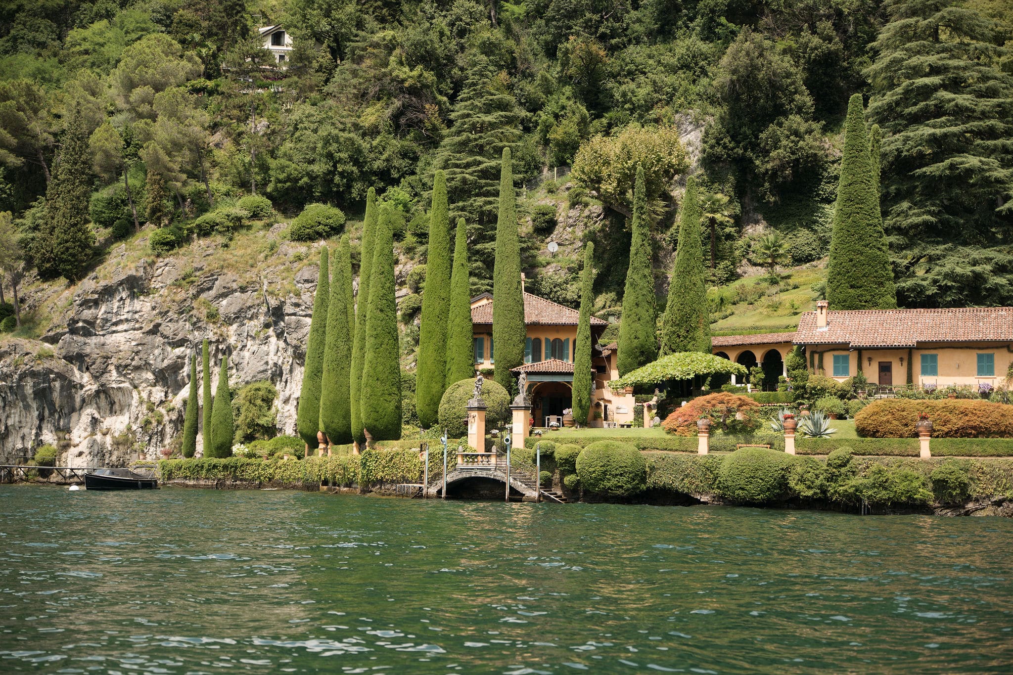 Villa La Cassinella, an ultra-exclusive private estate situated on the western shore of Lake Como