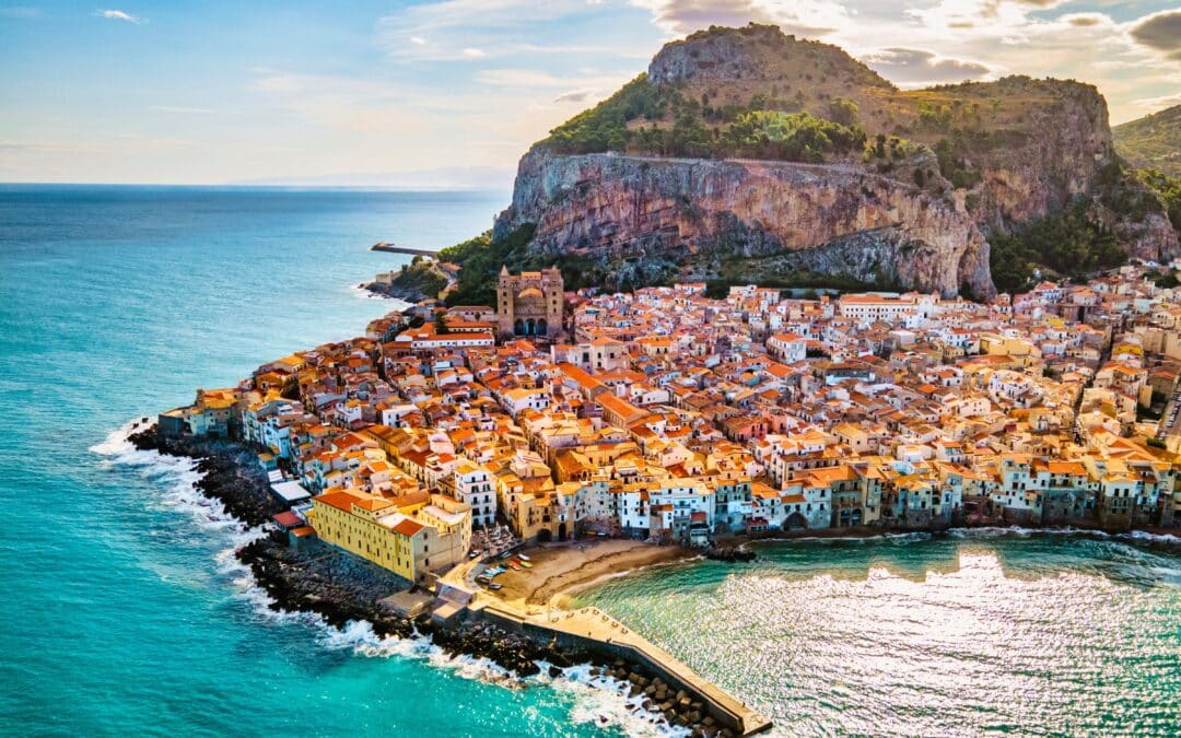 From Palermo Shore Excursion: Monreale, Cefalù & City Walk