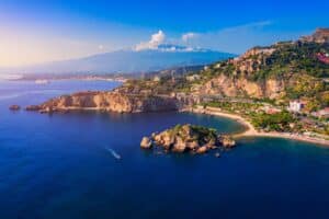 From Catania Shore Excursion: Taormina & Naxos Beach